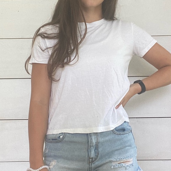 Brandy Melville Basic White Tshirt 